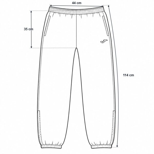 (XL) Calças Joma com Logótipo - Preto