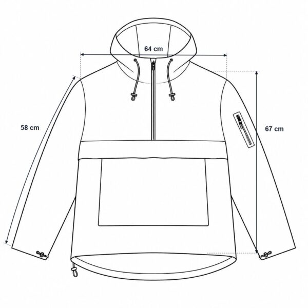 E126X3865_measured_1783682541968 (XL) Casaco Puffit com Capuz e Bolso Frontal - Cinza