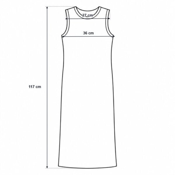 (M) Vestido AWARE by Vero Moda Sem Mangas - Preto