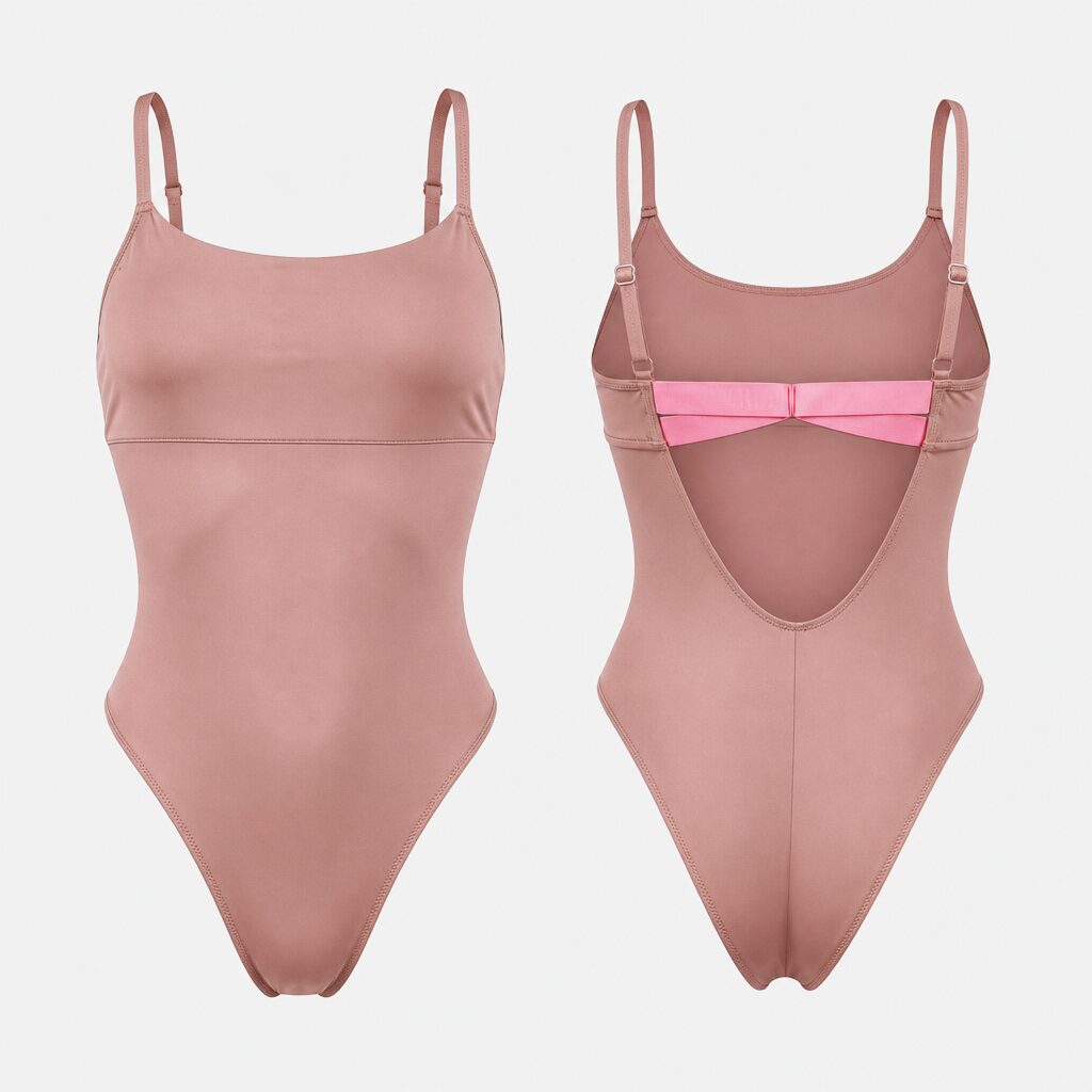 (XS) Bodysuit Puma Microfibra com Alças Ajustáveis - Rosa