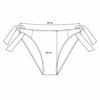 E126X3907_measured_1784133188438 (L) Cueca Esprit Riscas com Laços Laterais - Azul e Branco