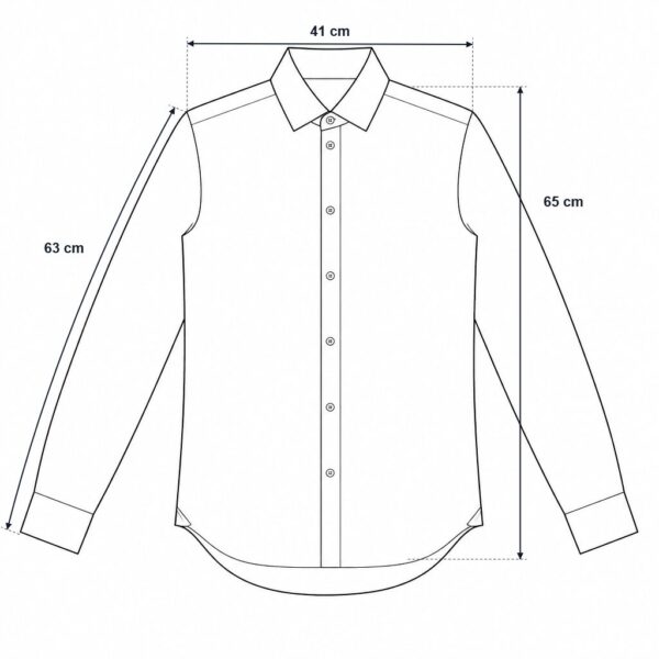E126X3910_measured_1784111302973 (38) Camisa Sisley Slim Fit com Botões - Azul Claro