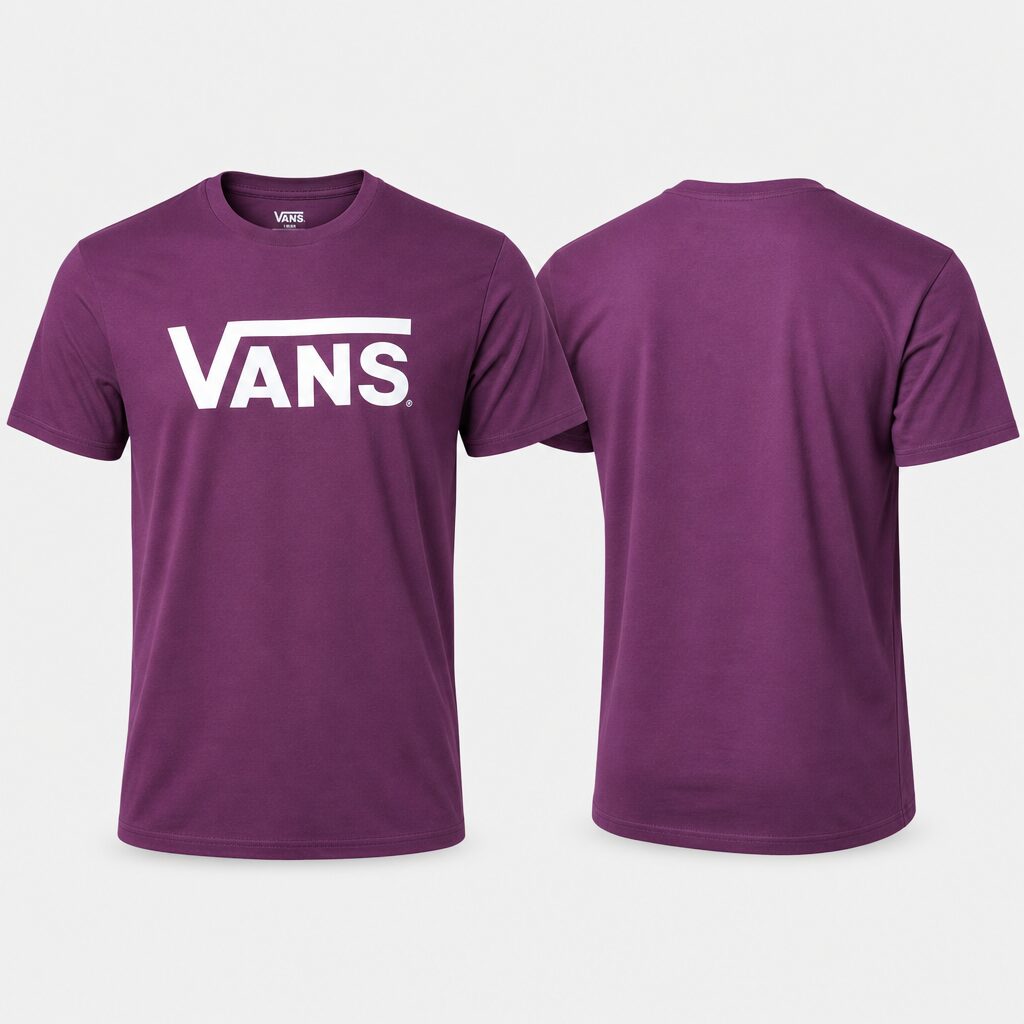 (M) T-shirt Vans com Logótipo Frontal - Roxo