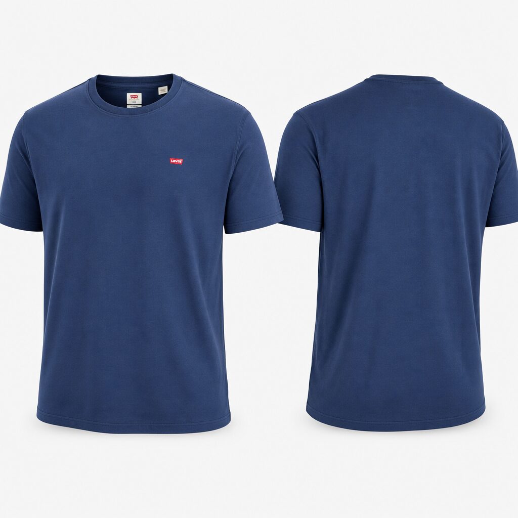 (3XL) T-shirt Levi's com Logótipo Bordado - Azul