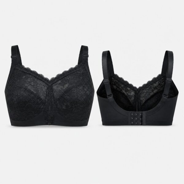 (120 G) Soutien Triumph Delicate Doreen com Renda - Preto