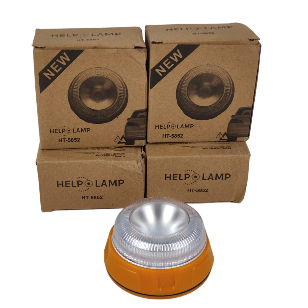 (x4 Uni) Luz de Emergência para Veículo Help Lamp HT-5852