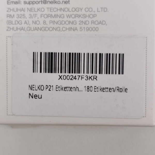 Rolo de Etiquetas para Impressora Térmica Nelko P21