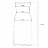 (M) Vestido Sem Alças em Renda Floral - Branco