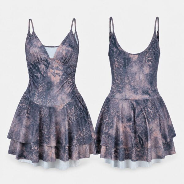 (S) Vestido Estampado Animal Print - Multicolor