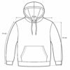 (L) Hoodie Hawkins High School com Capuz - Cinzento
