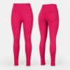 (XS) Leggings de Cintura Alta - Vermelho