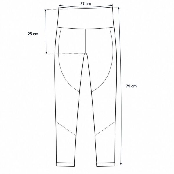 (XS) Leggings de Cintura Alta - Vermelho