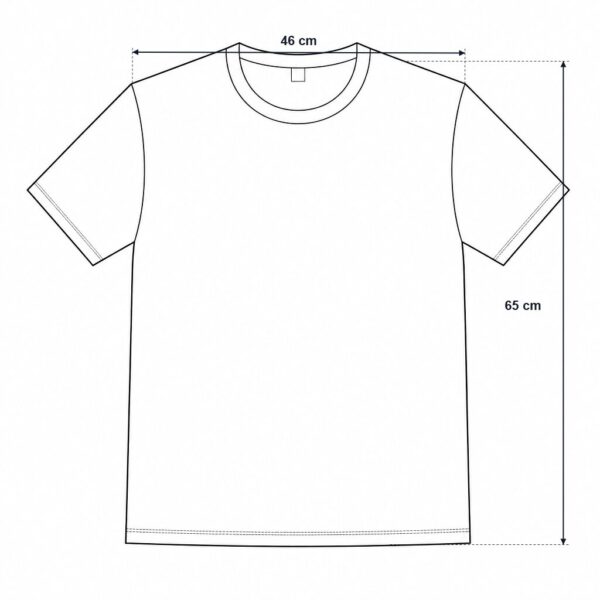 F126X4077_measured_1783682143839 (L) T-shirt Ramones com Estampado Frontal - Preto