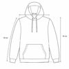 F126X4082_measured_1783696046790 (XL) Hoodie News com Capuz e Estampado Frontal - Azul Claro