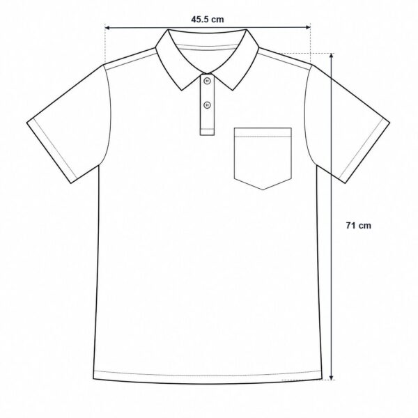 F126X4085_measured_1783695770241 (M) Polo com Bolso Frontal - Verde