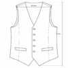 F126X4105_measured_1783694264921 (M) Colete DiBanGu com Botões - Azul