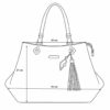F126X4115_measured_1784113089078 Mala David Jones com Pendente - Preto