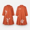 F126X4116_cover_1784022886719 (S) Vestido Janasya com Estampado Floral - Laranja