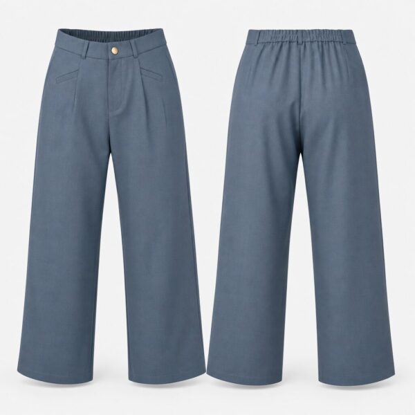 (XXL) Calças 6803A com Bolsos - Cinza