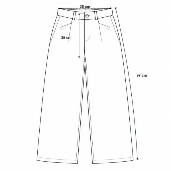 (XXL) Calças 6803A com Bolsos - Cinza
