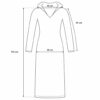 (S) Vestido Justo com Gola em V - Branco