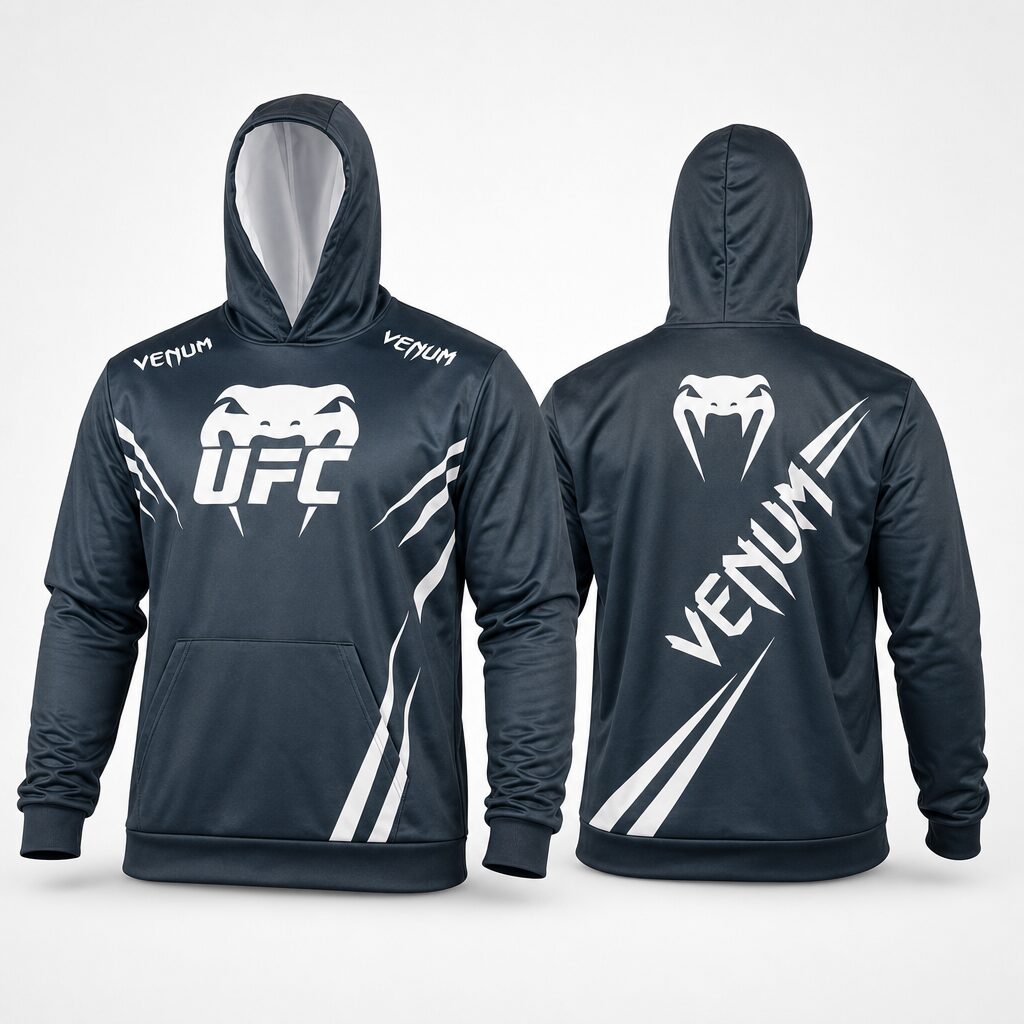 (2XL) Hoodie Venum UFC com Capuz - Cinzento