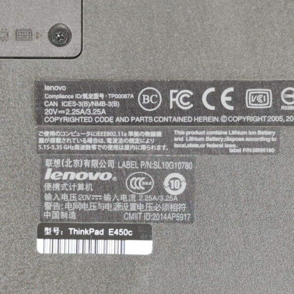 Portátil Lenovo Thinkpad E450c Intel Core i3
