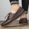 F126X4183_paste_1785235650706_1 (44) Sapato de Vela Homem Generic Casual Antiderrapante - Castanho