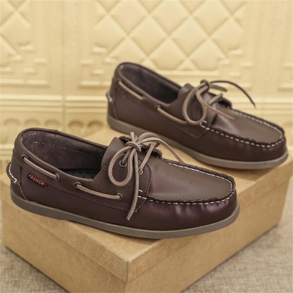 F126X4183_paste_1785235650706_2 (44) Sapato de Vela Homem Generic Casual Antiderrapante - Castanho
