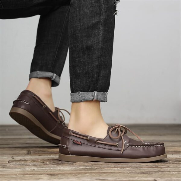 F126X4183_paste_1785235650706_3 (44) Sapato de Vela Homem Generic Casual Antiderrapante - Castanho