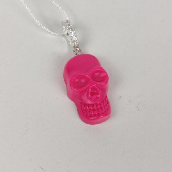 Pendente Caveira Rosa