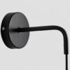x2 Uni. Aplique de Parede LED 8W Cónico em Ferro - Preto