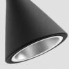 x2 Uni. Aplique de Parede LED 8W Cónico em Ferro - Preto