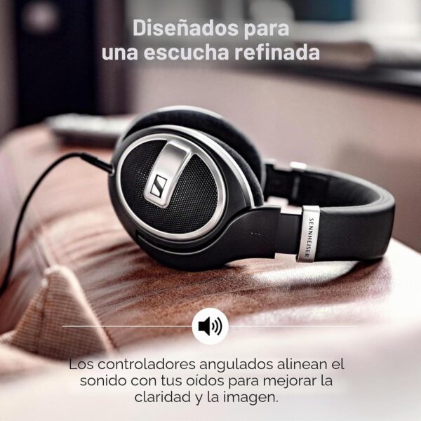 F126X4207_paste_1785262856462_3 Auscultadores Cabo Sennheiser HD 599 SE Abertos Hi-Fi com Tecnologia E.A.R. - Preto