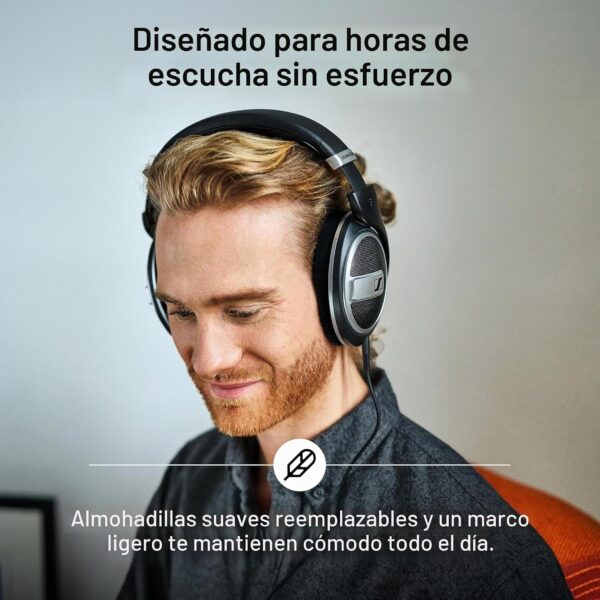 F126X4207_paste_1785262856462_5 Auscultadores Cabo Sennheiser HD 599 SE Abertos Hi-Fi com Tecnologia E.A.R. - Preto