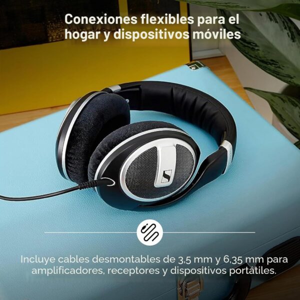 F126X4207_paste_1785262856462_6 Auscultadores Cabo Sennheiser HD 599 SE Abertos Hi-Fi com Tecnologia E.A.R. - Preto