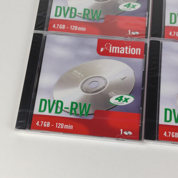 F126X4212_1785264076253_1 Pack 5 Discos Imation CD-RW e DVD-RW