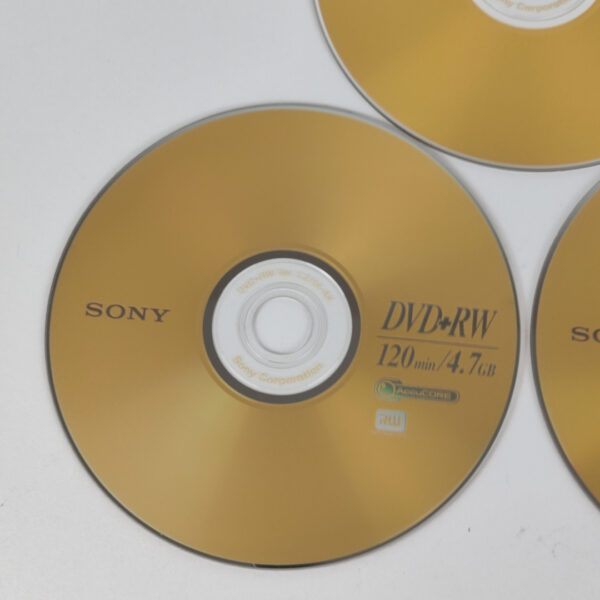 Pack 3 Discos DVD+RW Sony 4.7GB