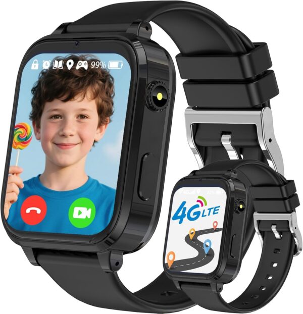 Smartwatch Infantil 4G GPS SOS Wifi Videochamada Impermeável clleylise