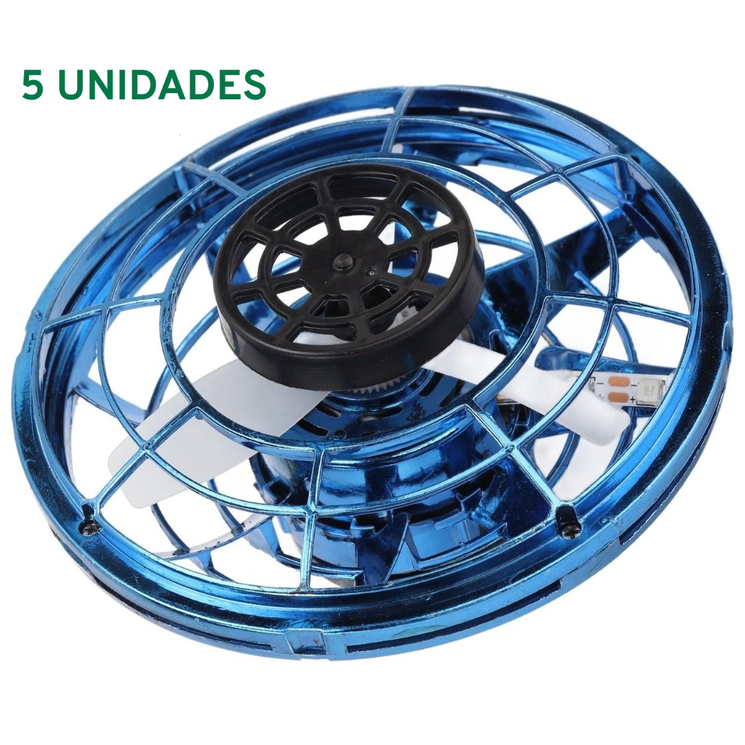(5 Uni.) Spinner Voador com 4 Modos de Voo e Luzes LED Demeras