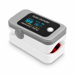 F126X4272_1785339465917_0 Pulsioxímetro de Dedo SpO2 AVO+ 42077 Ecrã OLED - Cinzento