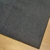 (180x160cm) Tapete Cinza Escuro - Pelo Curto e Base Antiderrapante