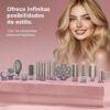 Modelador de Cabelo Cecotec AirGlam 14 em 1 Flex 1400 W Tecnologia Coanda Cerâmica Queratina