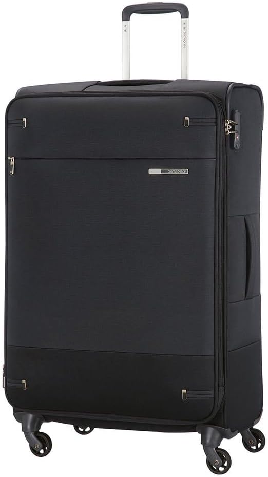 third_B01LXFCAZR_25_280226 Mala de Viagem Samsonite Base Boost 78 cm 105 L com 4 Rodas e Cadeado TSA Ligeira e Ampliável - Negro