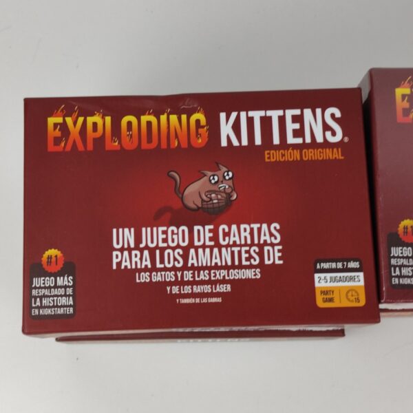 (x15) Lote de Jogos de Cartas Exploding Kittens / Zombie Kittens em Espanhol