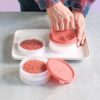 F126X4355_1787061738650_0 Tupperware Conjunto de Fazer e Guardar Hambúrgueres 4 Caixas de Congelação - Branco