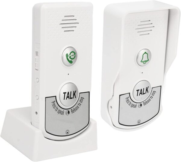 Campainha Sem Fios Intercomunicador 1000m Bateria Recarregável Dioche